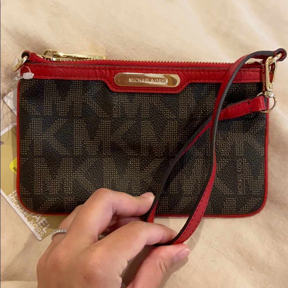 Michael Kors Logo Wristlet